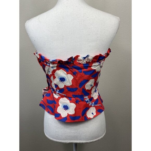 Anthropologie Hutch Strapless Ruffle Top Size 6 (medium) Excellent Condition - Picture 3 of 5